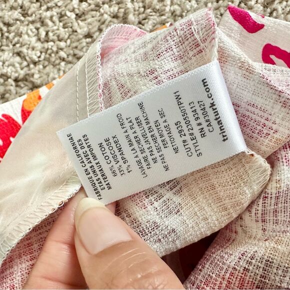 NWT Trina Turk Corbin 2 Shorts in Pink Size 0 - Picture 9 of 9